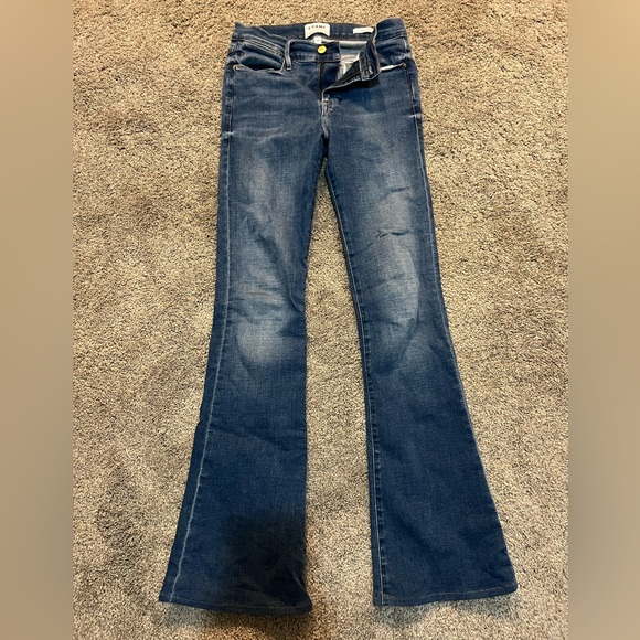 FRAME Denim Le High Flare Jeans size 26 - Picture 2 of 14